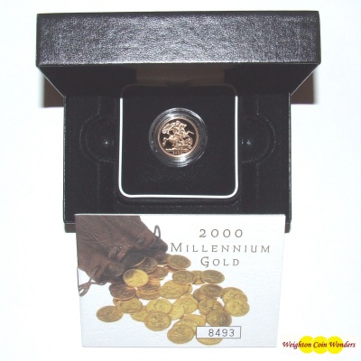 (image for) 2000 Gold Proof Sovereign - Millenniun Year